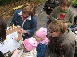 Dzieci z Panią Dyrektor